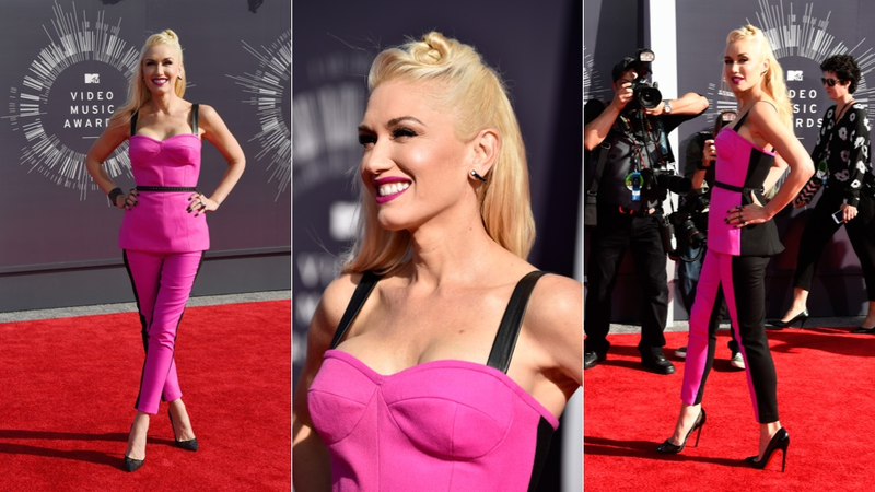 Illustration for article titled Glitter, Cleavage and Outlandish Outfits on the VMAs Red Carpet